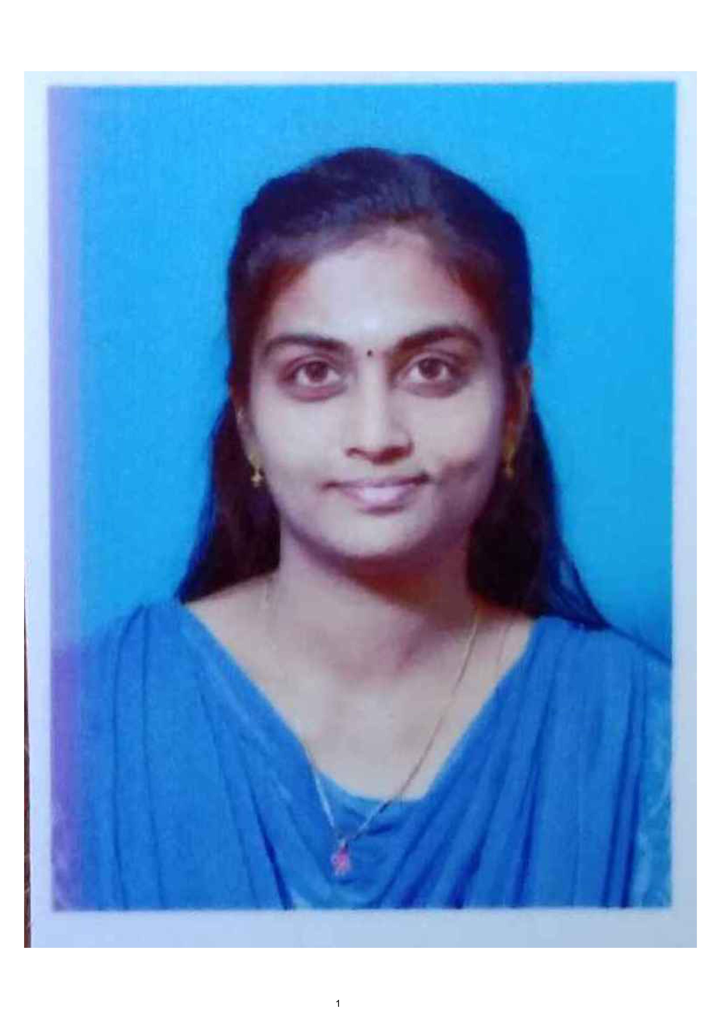 Santhoshi S - Tutor in Vellore