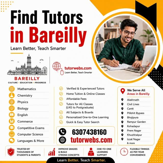 Home Tutor in Bareilly for School Students