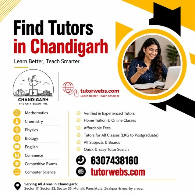 CBSE Home Tutor in Chandigarh for Class 12 Students