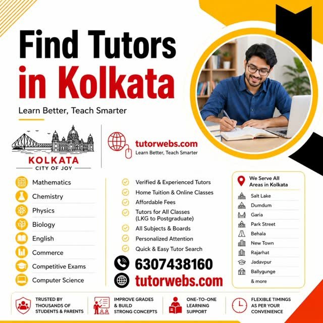 Home Tutor in Kolkata for Class 8 Students: Personalized Academic Support